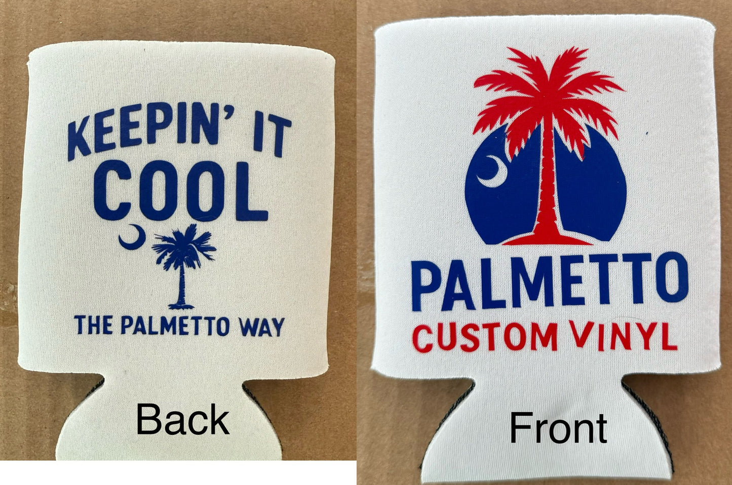 Custom can koozies